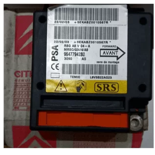 Módulo Airbag Citroen C3 PSA 9647794280 Original Temic SRS Novo!