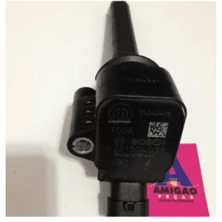 Bobina Ignição Jeep Renegade 1.8 - 0221504039 - 55242406 - Nova - Original