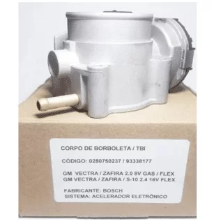 Corpo Borboleta TBI Vectra Astra Zafira 2.0 Flex 0280750237 93338177 Bosch
