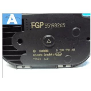 Corpo Borboleta TBI Idea Palio Doblo Strada 1.4 8V 0280750216 55198265 Bosch Novo