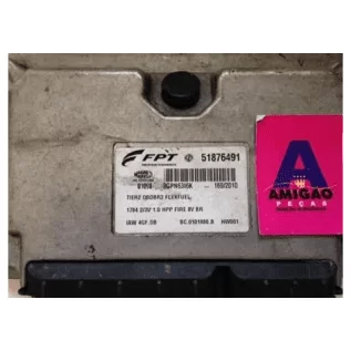 Módulo Injeção Fiat Palio Siena Fire 1.0 8V Flex IAW4GFOB 51876491 Original