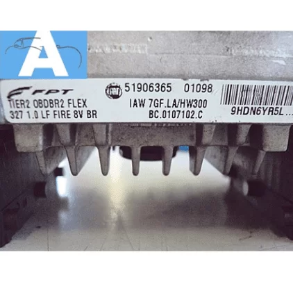 Módulo Injeção Fiat Evo Uno Fire Flex 1.0 8v IAW 7GFLA 7GF.LA 51906365 Magneti Marelli