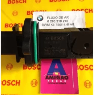 Sensor Fluxo Ar BMW X5 X6 750i 4.4 0280218169 0280218270 Bosch Novo!