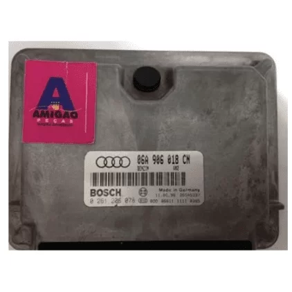 Módulo Injeção Audi A3 1.8 20V Aspirado 0261206078 06A906018CN Original Bosch