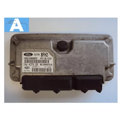 Modulo Injeção Ford Fiesta 1.6 8v Flex IAW 4CFRGR 7S6512A650FC BFH2