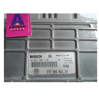Módulo Injeção Volks Gol 1.0 8V gasolina 0261204740 377906021DQ Bosch