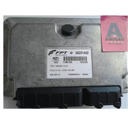 Módulo Injeção Fiat Stilo 1.8 8V Flex IAW 4DFST 55221432 Original