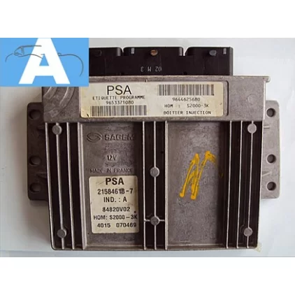 Modulo Injeção Peugeot 206 1.4 9653371080 9644625680 21584618-7
