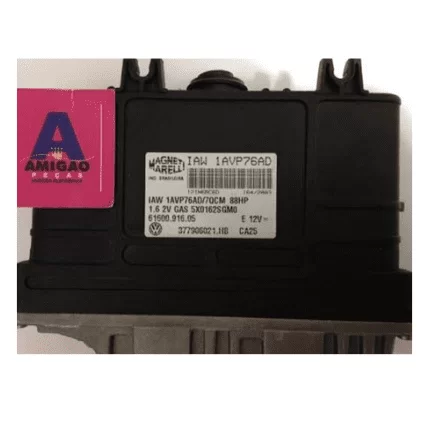 Módulo Injeção Gol Saveiro Parati 1.6 8v Gas 377906021HB IAW 1AVP76AD