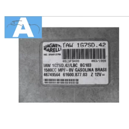 Modulo Injeção Fiat Palio 1.6 8v Gas IAW 1G7SD42 Original Magneti Marelli