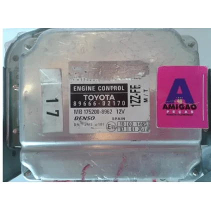 Módulo Injeção Toyota Corolla 89666-02170 89666-02170 1ZZFE Original Denso