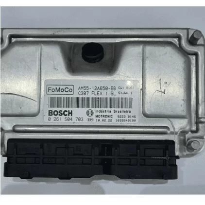 Módulo Injeção e Caixa Fusível Focus 1.6 Flex 0261S04703 AM5512A650EB 9M5514A074AB Original