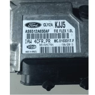 Módulo Injeção Fiesta 1.0 Flex IAW 4CFRPR 4CFR.PR AS6512A650AF KJJ5 Original Ford