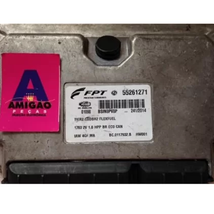 Módulo Injeção Fiat Palio Siena 1.0 8v Flex 55261271 IAW4GFMA Original