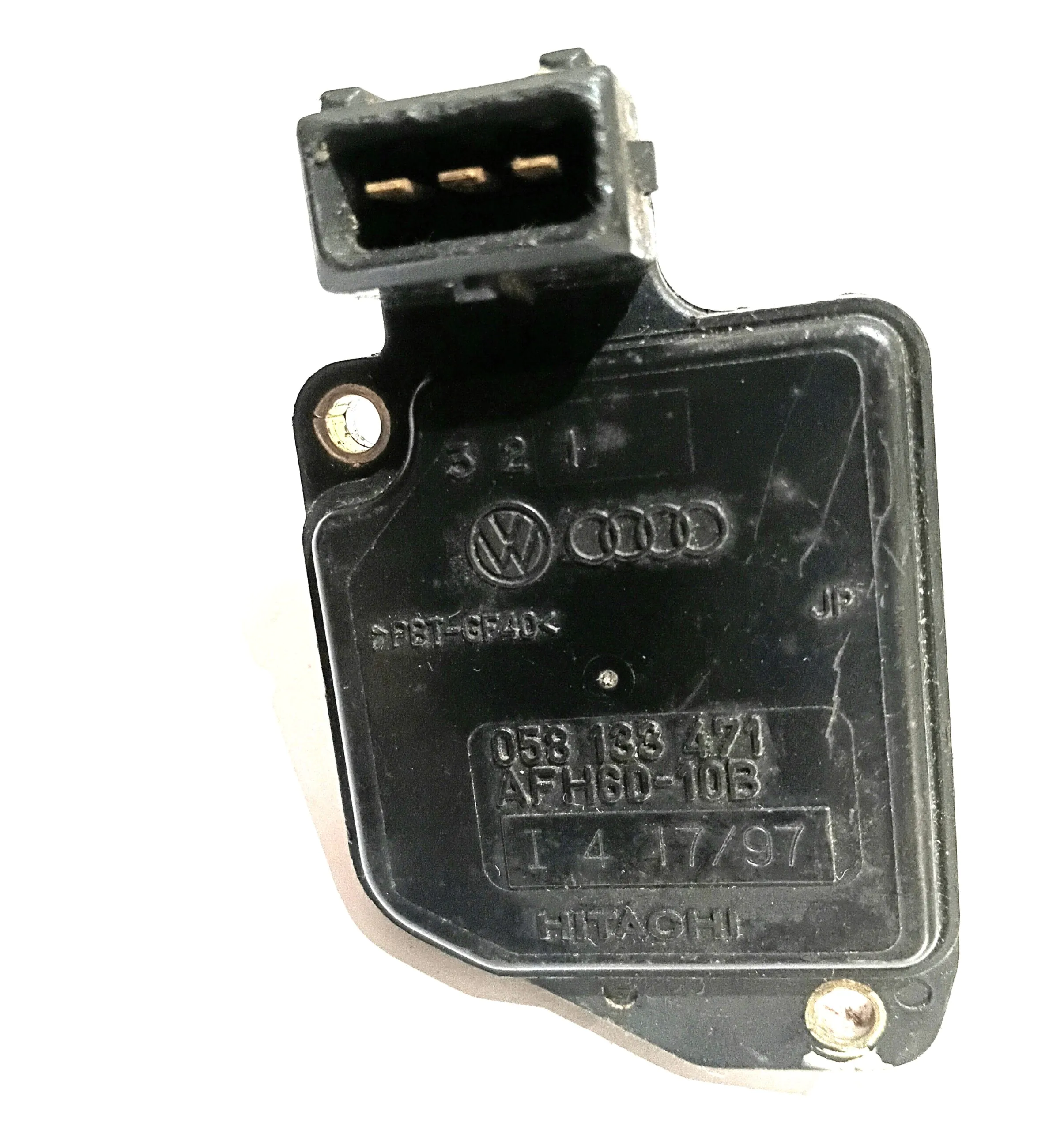 Sensor Fluxo Ar MAF Audi A6 A3 Passat 058133471 AFH60-10B AFH6010B Original HITACHI