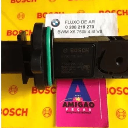 Sensor Fluxo Ar BMW X5 X6 750i 4.4 0280218169 0280218270 Bosch Novo!