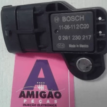 Sensor MAP GM Captiva Vectra S10 Omega 0261230217 Bosch Novo