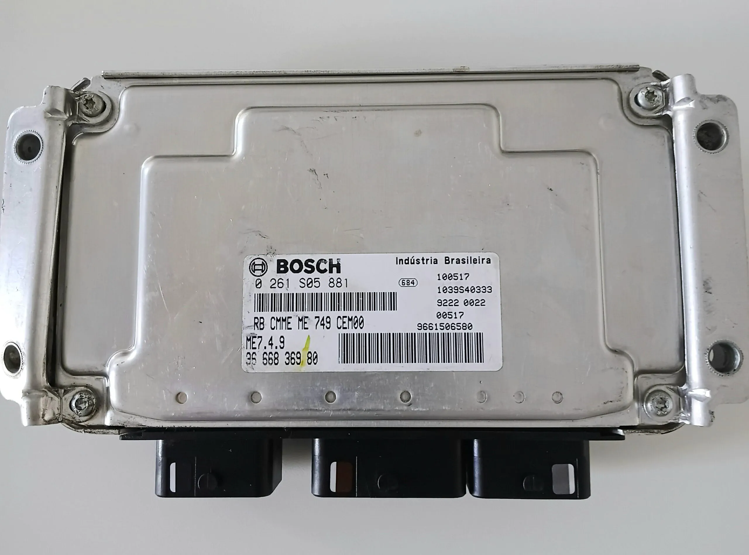 Módulo Injeção Peugeot 207 0261S05881 9666836980 ME7.4.9 Original