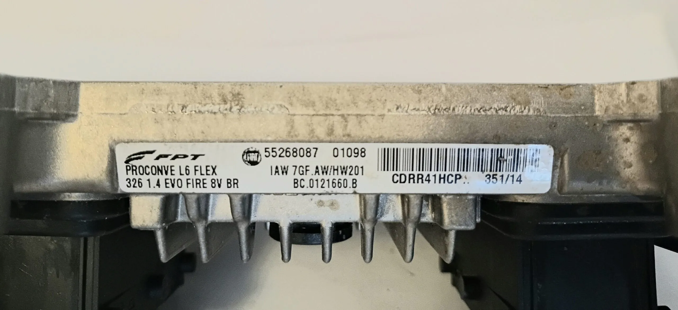 Módulo Injeção Evo 1.4 Palio Strada Flex 55268087 7GF.AW 7GFAW HW201